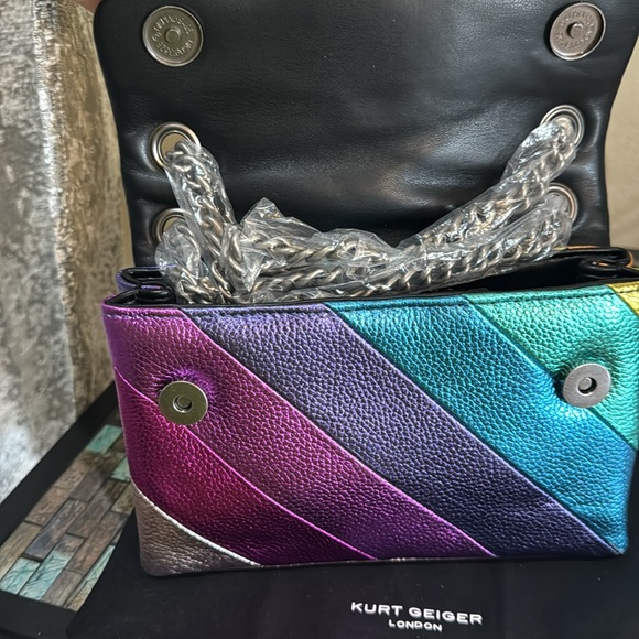 Kurt Geiger London Mini Leather Convertible Crossbody Bag - Picture 13 of 17